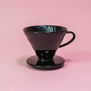 V60 Seramik Kahve Damlatıcısı-  Kasuya Model ( Siyah )